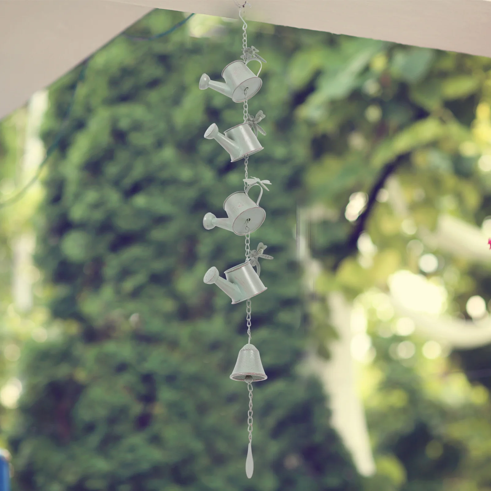 

Rain Chain Wind Chime Decorate Chimes Bells Chains For Downspouts Iron Gutter Hanging