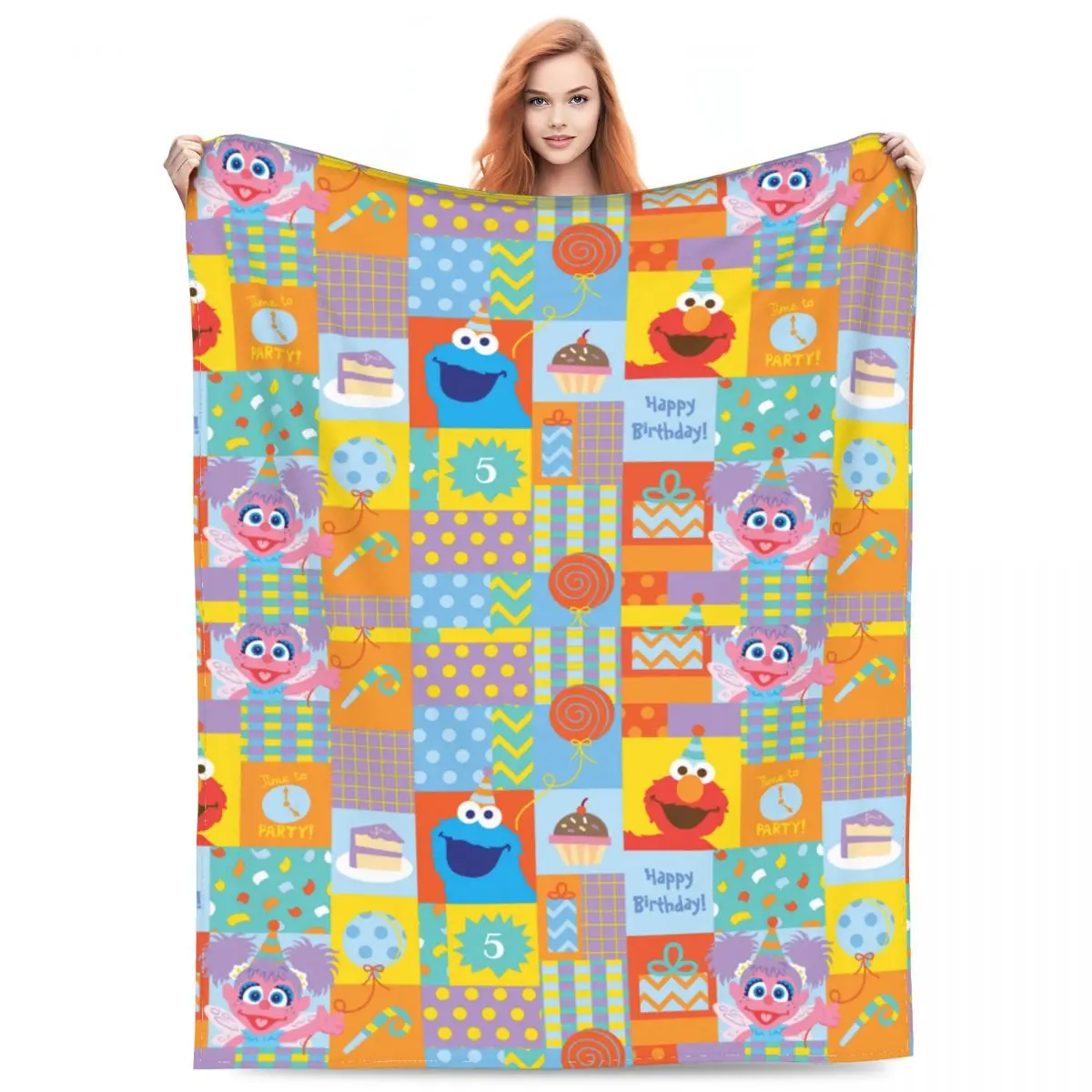 

Удобное мультяшное одеяло с печеньем и монстрами, постельное белье, декоративное одеяло, мягкое Флисовое одеяло для автомобиля