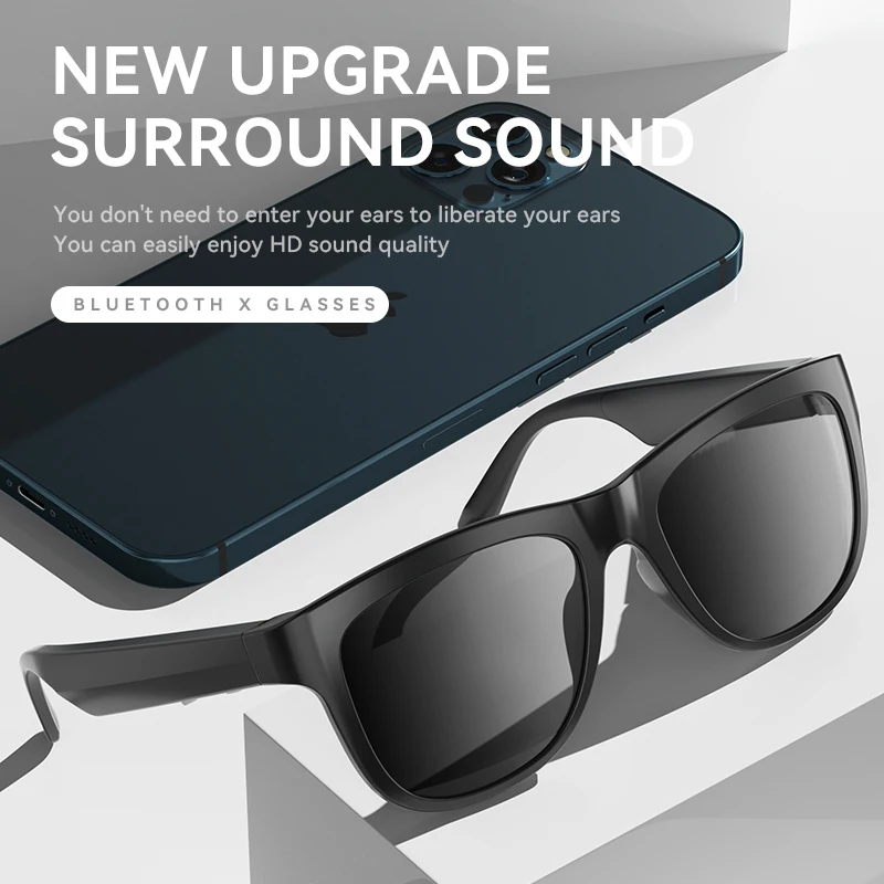 

Новинка 2022, солнцезащитные очки для смарт-музыки E10, водонепроницаемые беспроводные наушники с Hi-Fi звуком, Bluetooth 5,0, наушники для вождения, гарнитура для звонков и прослушивания музыки