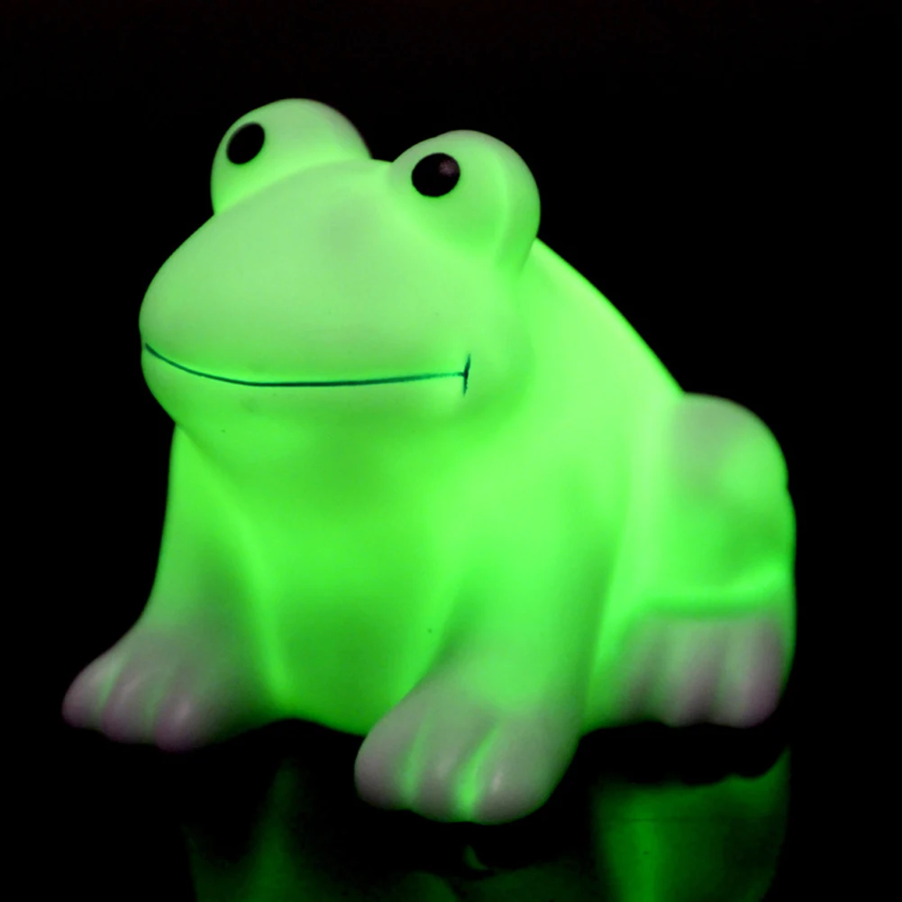 

Colorful LED Frog Night Light AG13 Batteries Children Kids Table Lamp Home Decor