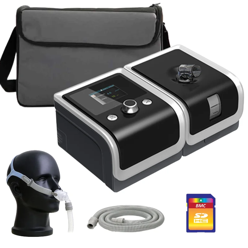 

BMC CPAP Machine E-20C Home Ventilator Sleep Apnea Device 20hPa Fixed Inhale Pressure for Anti Snoring with Nasal Pillows Mask