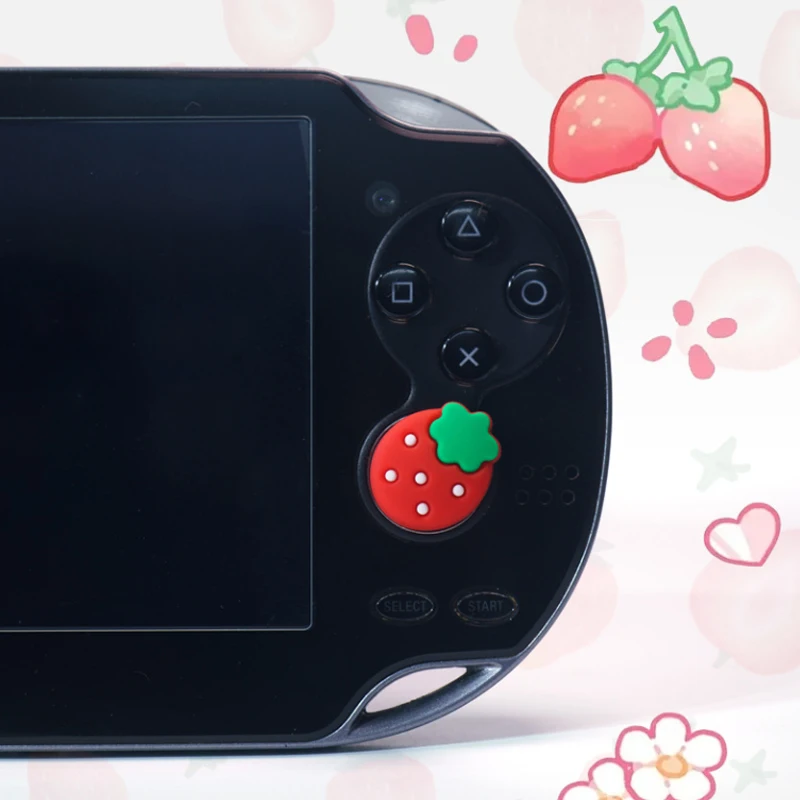 Фото 4 шт. силиконовые мягкие накладки на стики джойстика для Sony PlayStation PS Vita PSV 1000 Fat/2000 Slim, защитный чехол №3
