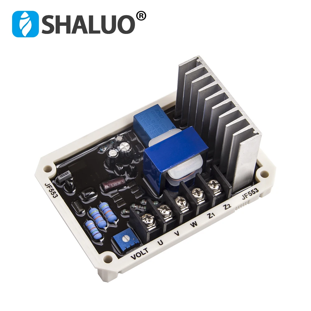 

JF553 AVR трехфазный 380 В STC щеточный генератор AVR Автоматический регулятор напряжения стабилизатор блока управления Замена GB170