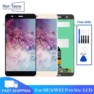 LCD For Huawei P10 Lite Display WAS-LX1 WAS-LX2 Touch Digitizer Screen Assembly Mobile Phone Replace