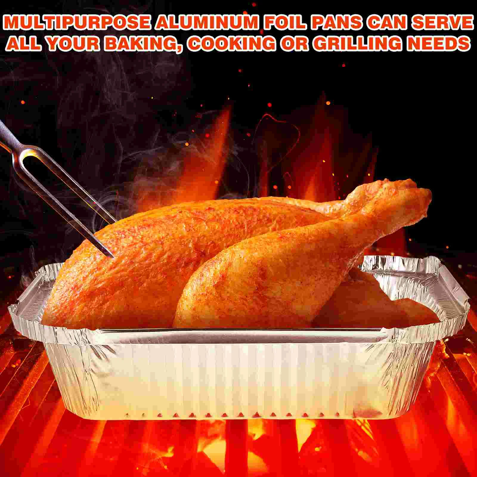 20 шт. одноразовые формы для духовки из алюминиевой фольги выпечки контейнеры еды