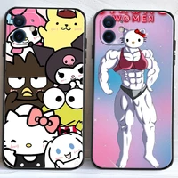 takara tomy hello kitty phone cases for iphone 11 12 pro max 6s 7 8 plus xs max 12 13 mini x xr se 2020 carcasa back cover