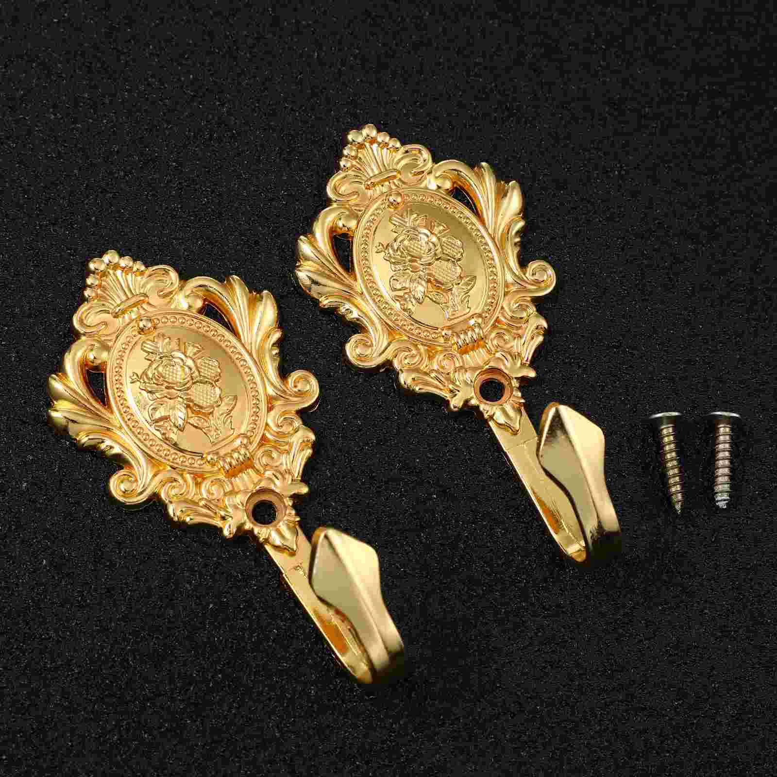 2 шт. винтажные шторы с золотым стержнем высококачественные застежки для офиса на