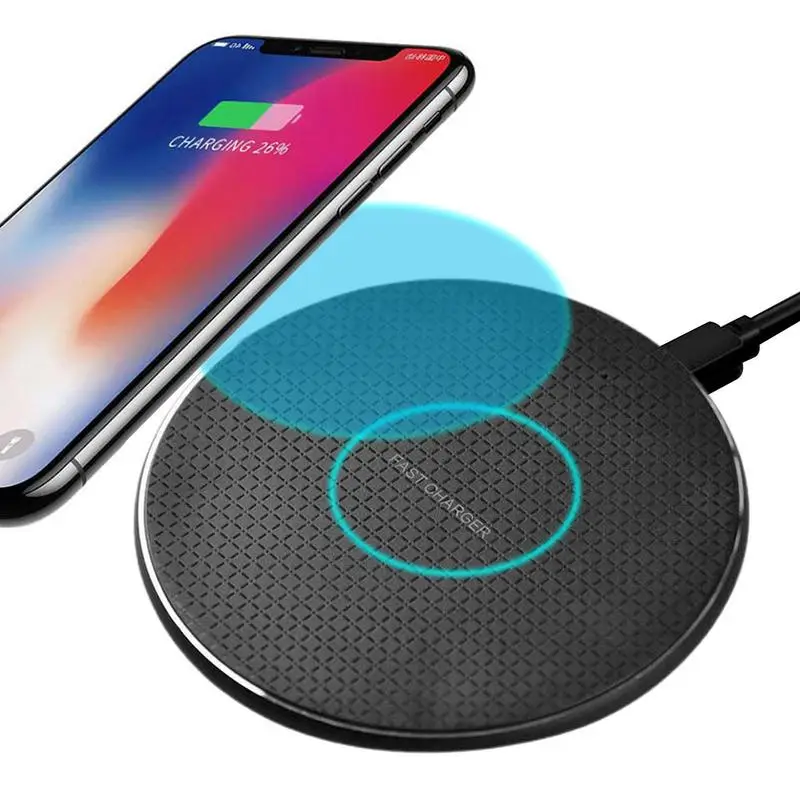 

Fast Wireless Charger | 10w Mobile Phone Charger Pad | Charging Dock Station Compatible with Other Qi-Enabled Devices for Office