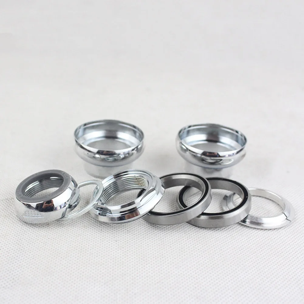 

Bearing 22.2mm Bicycle Headset Racing Bike Surface Plating Treatment 1\\\\\\\\\\\\\\\" Threaded Aluminum Alloy CNC Processing
