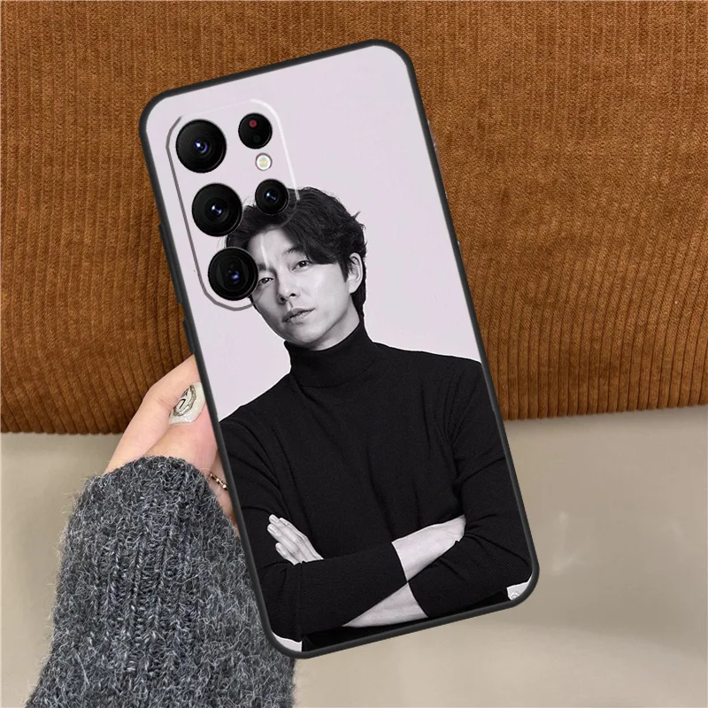 Чехол для телефона Kpop Gong Yoo Samsung Galaxy S25 Ultra S9 S10 S20 FE S21 S22 S23 Plus S24 Back Cover