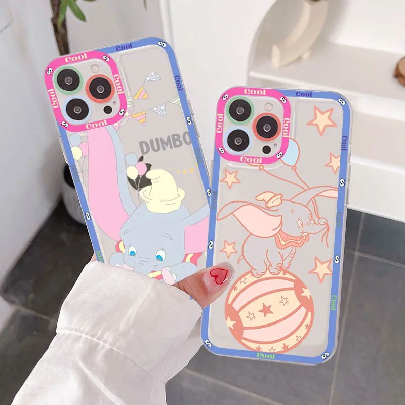 

Disney Dumbo Flying Elephant Phone Case for iPhone 11 12 13 Mini Pro Max 14 Pro Max Case shell