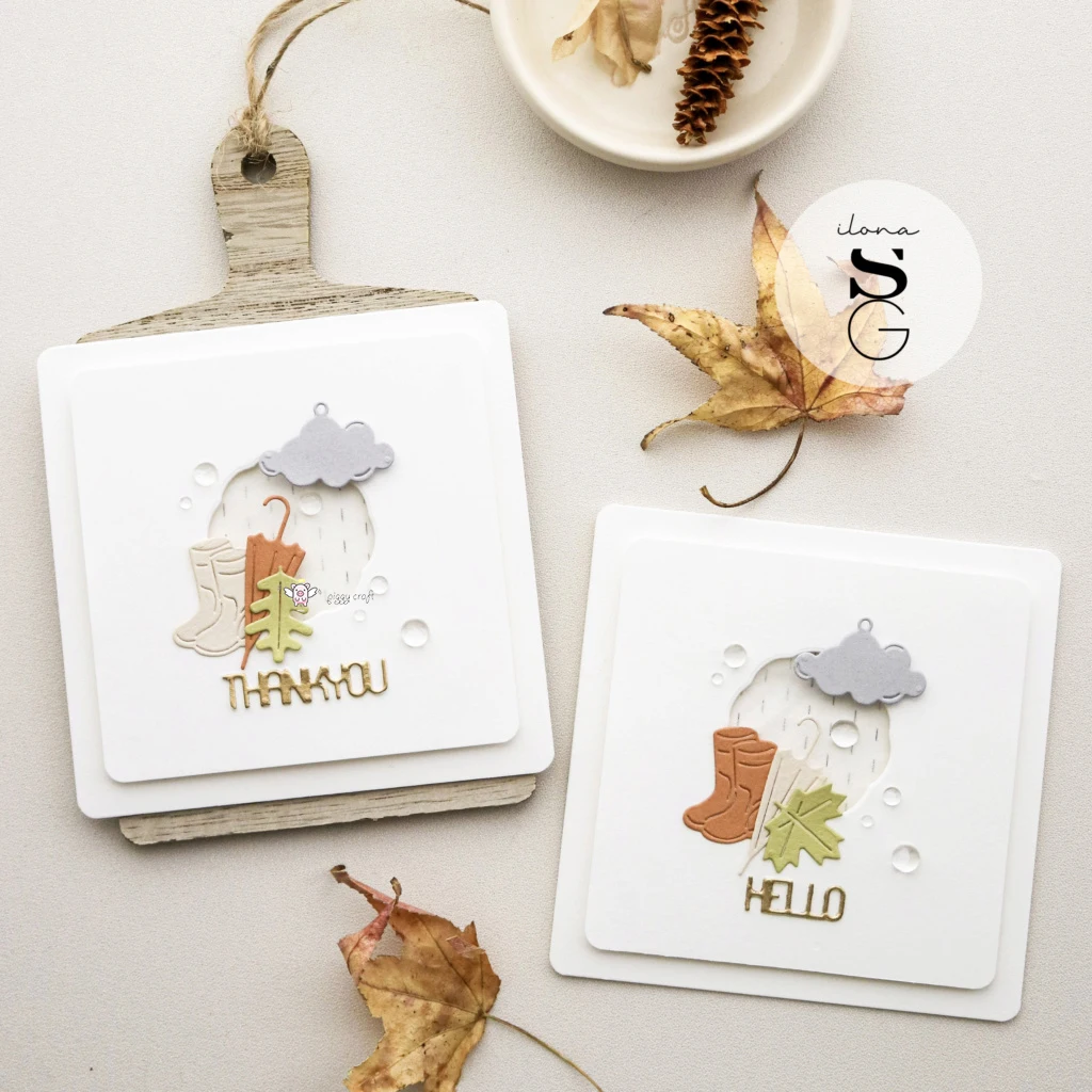 Металлические Вырубные штампы Mmao вырезанная форма осенняя цепочка бирка