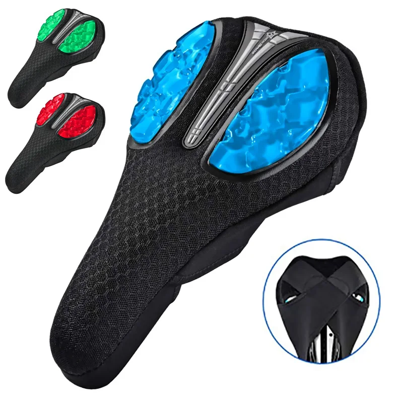 

Чехол на седло велосипеда, седло для горного велосипеда, седло для горного велосипеда, дышащее мягкое сиденье из искусственной кожи, эргоно...