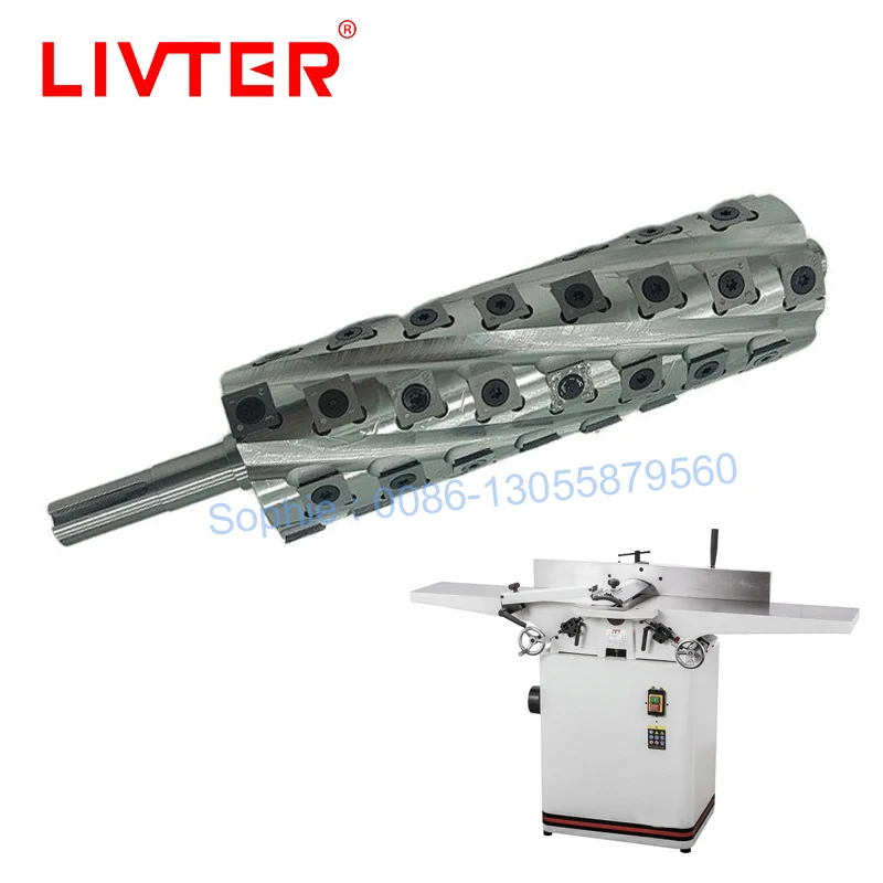 

8-дюймовый строгальный вал LIVTER Для DELTA 37-301 Jointer Shelix, режущая головка для строгального станка JET JJ8M