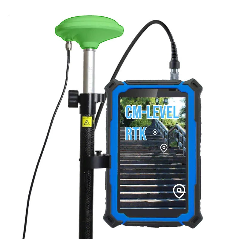 

G71F High Precision Land Surveying Gps Diffrentiel Test Instruments Positioning Navigation Rtk Gnss Rugged Tablet