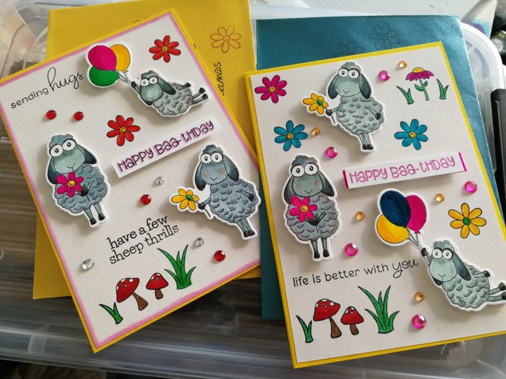 Штампы для вырезания на День святого Валентина прозрачные штампы любовь милая