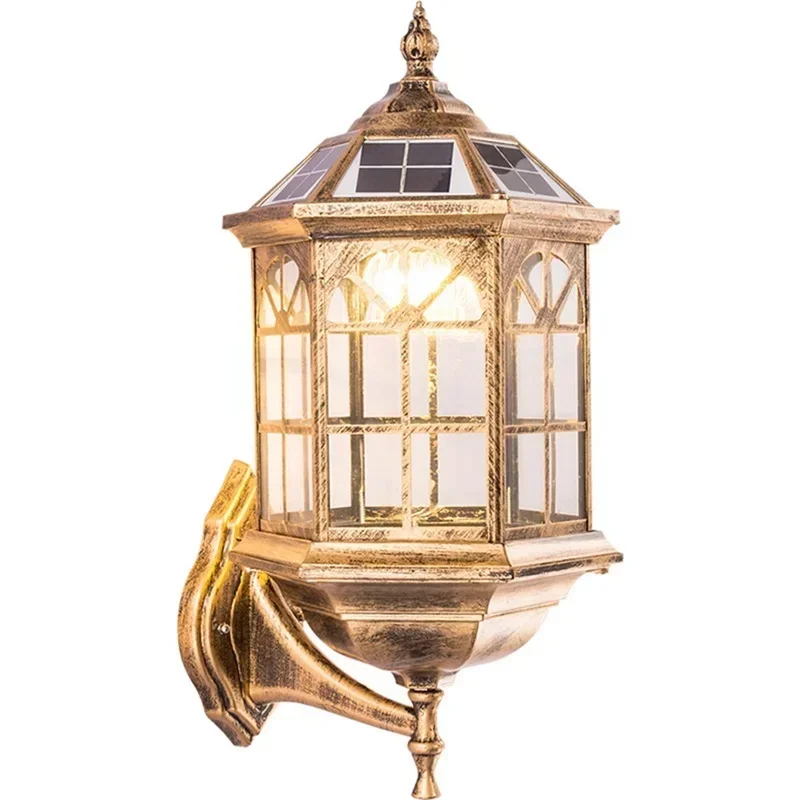 DORIAN уличный солнечный ретро настенный светильник светодиодный