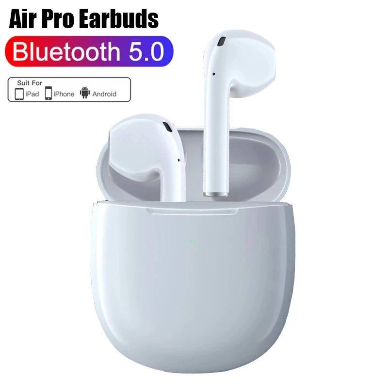 

Bluetooth 5.0 Headphones Wireless Headsets Original Air 2 Plus With Mic Handsfree Gaming Hifi Earbuds In-ear Headset Super Pods