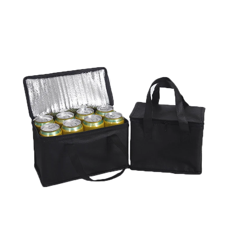 

Foldable Cooler Bag Portable Lunch Insulated Picnic Ice Pack Food Aluminum Foil Thermal Bag Drink Carrier Delivery Insulation