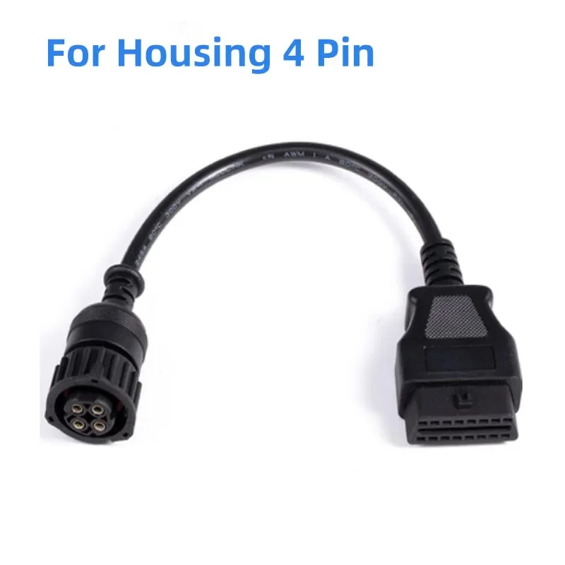 Мотоциклетный 3 4 и 6 контактов на гнездо OBD2 Соединительный кабель для Husqvarna Housing