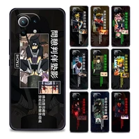 pain anime naruto kakashi sakura phone case for xiaomi mi 11i 11 pro 11x 11t pro poco x3 pro nfc m3 pro f3 gt m4 soft silicone