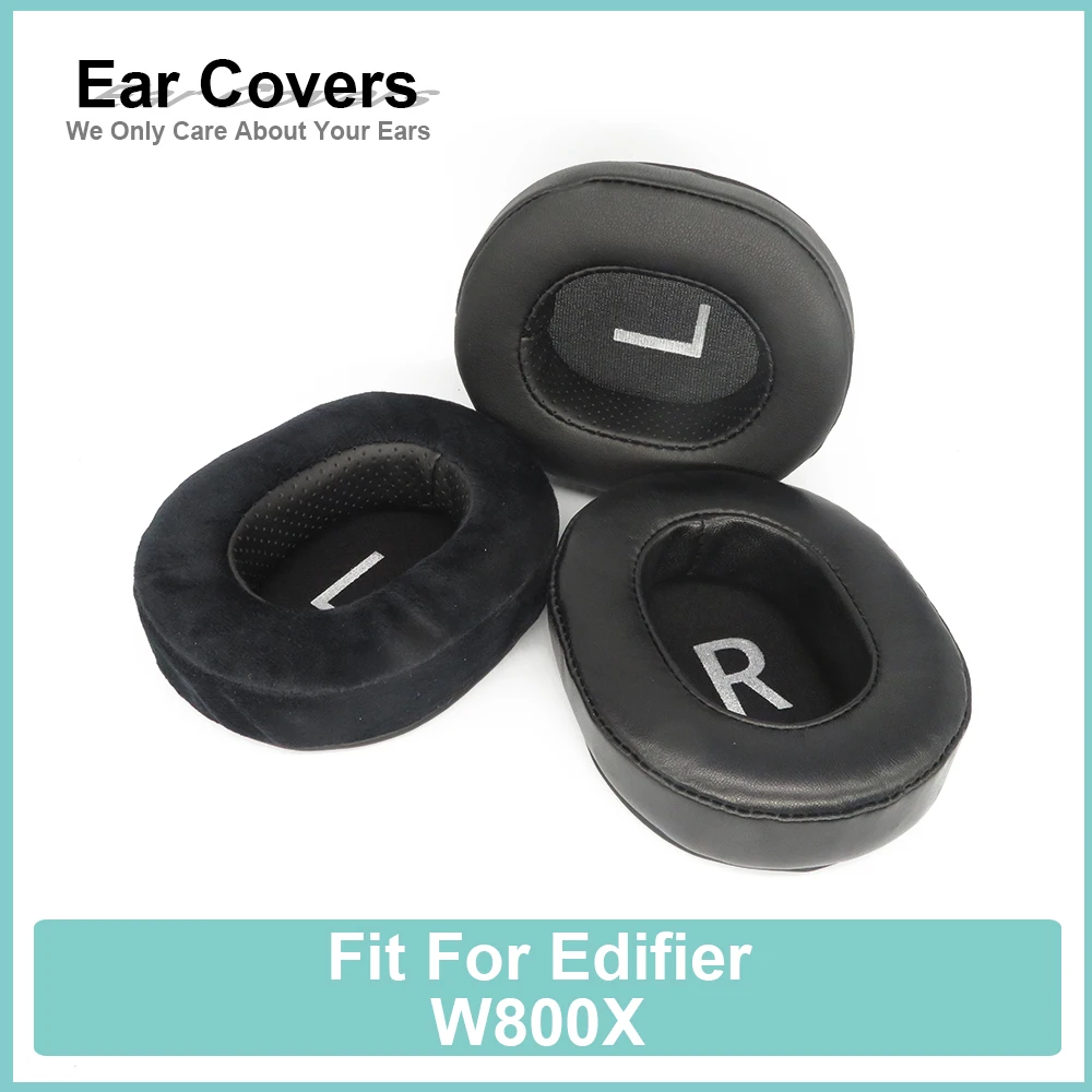 

Earpads For Edifier W800X Headphone Earcushions Protein Velour Sheepskin Pads Foam Ear Pads Black Comfortable