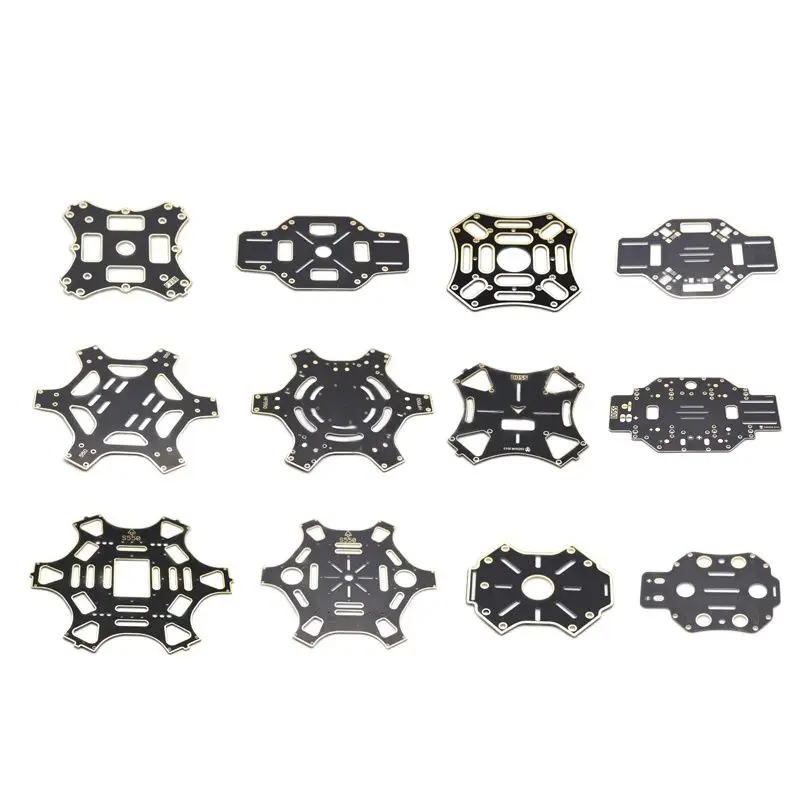 Дрон RC UAV F330/F450/F550/S500/S550, рамка для квадрокоптера, ремонтные аксессуары, погружная печатная плата с золотом, верхняя и нижняя пластины, 1 шт.