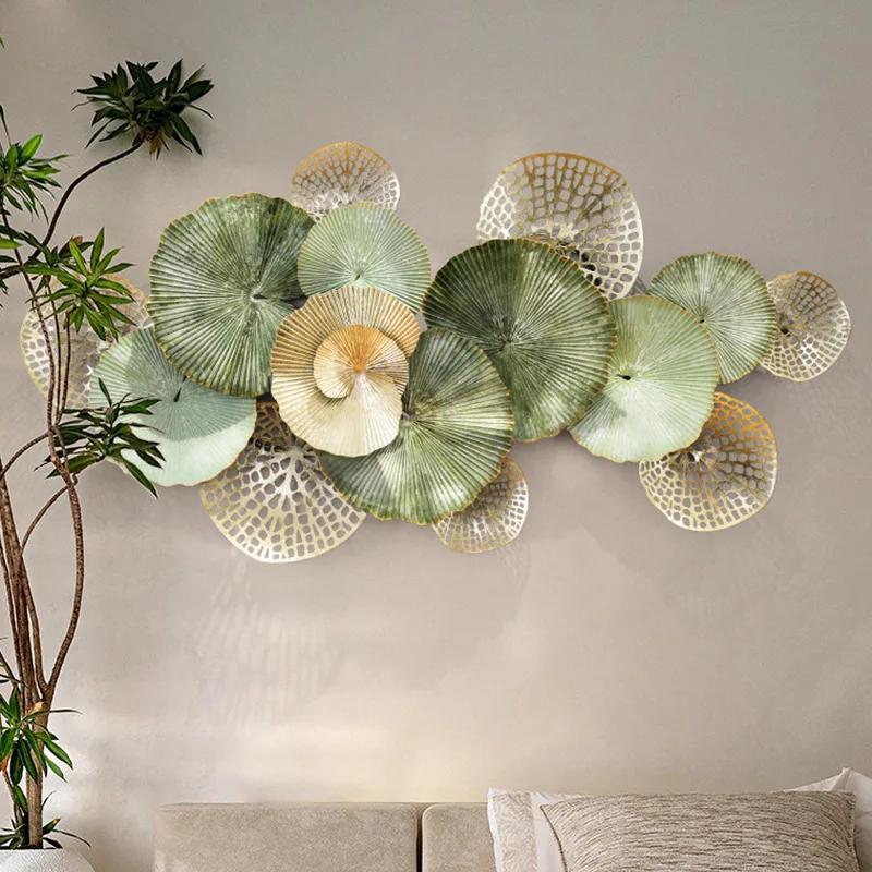 Железный Цветочный декор стены внутренний подвесной кулон большая фоновая