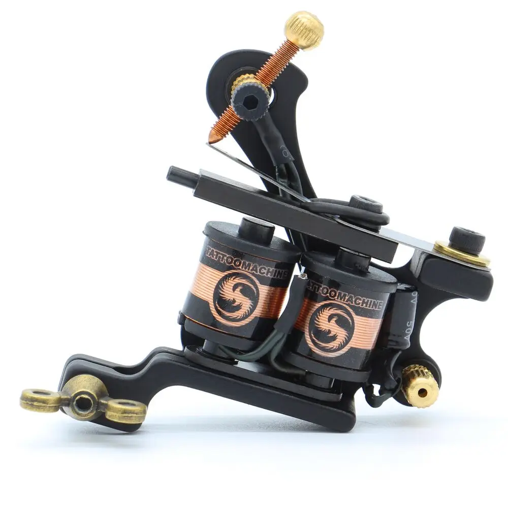 10 обертываний катушки тату-машина чугунная двойная спиральная ручная работа
