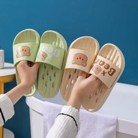 cartoon animal women slippers fashion beach eva man sandals outdoor college student couple slippers unisex non slip thick shoes