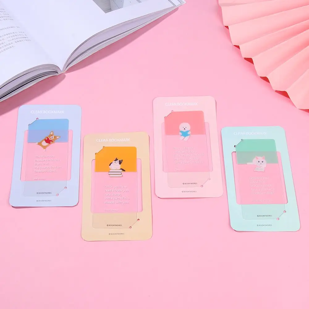 

Подарочные художественные аксессуары, внешние принадлежности, прозрачная Закладка из ПВХ для кошек и собак