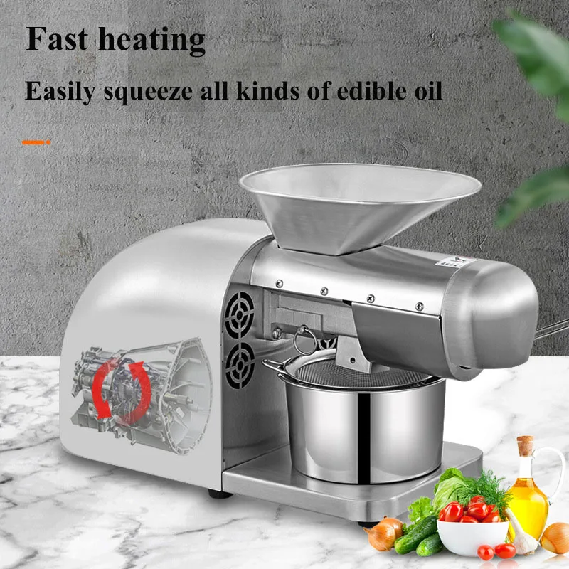 

Peanut Oil Press Oil Press Household Oil Press Sesame/Almond/Walnut/Olive 1250W