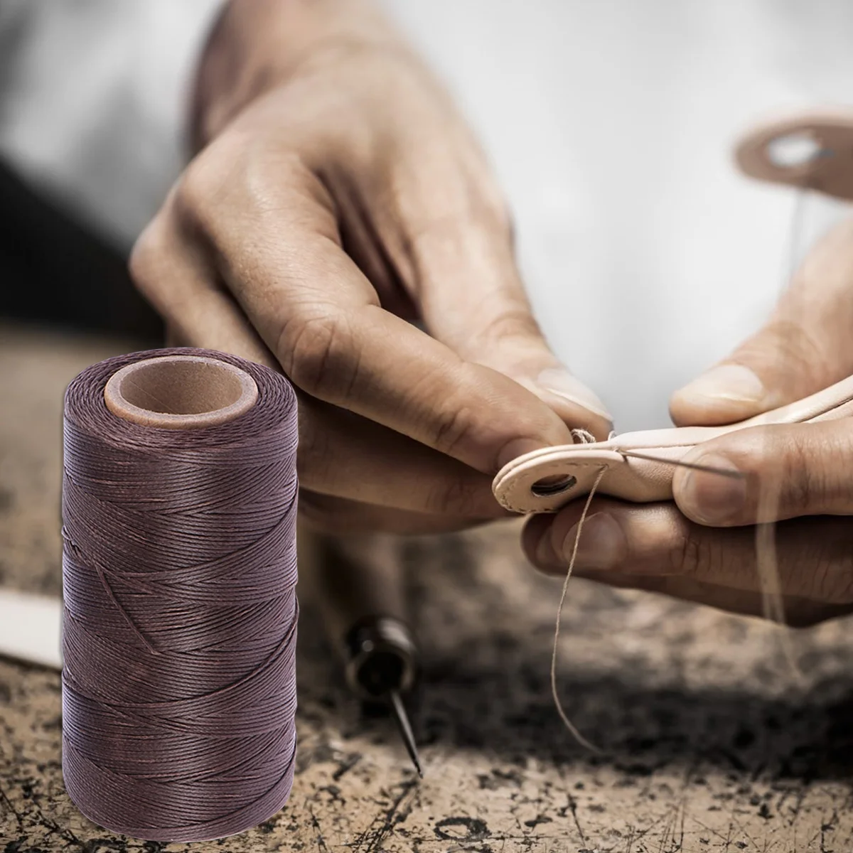Купи Waxed Threadflat Cordhand Sewing Wax Stitching Work Heavy Duty Special Line за 623 рублей в магазине AliExpress