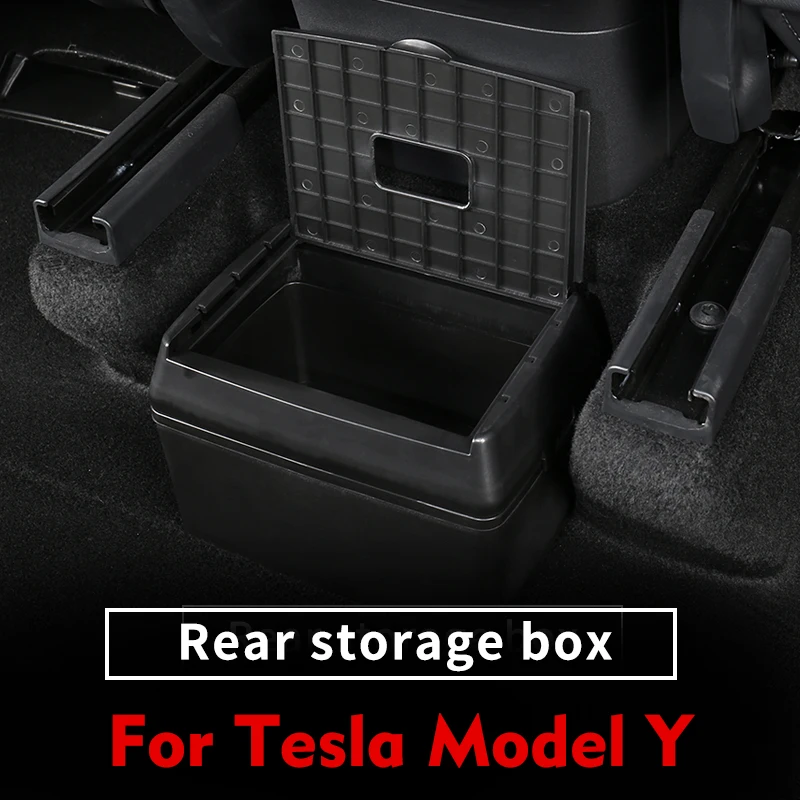 

Контейнер для хранения заднего сиденья из АБС-пластика для Tesla Model Y 2021