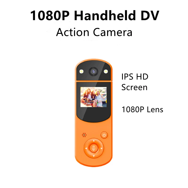 

D2 Digital Mini Sport Camera 1080P Professional VS OSMO Pocket Handheld DV Camera HD Infrared Night Shooting Video Action Camera