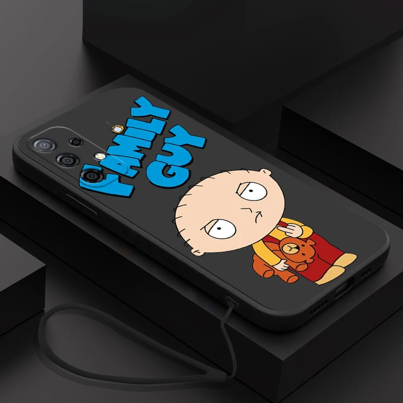 

Familys Guys Phone Case For Samsung Galaxy S23 S22 S21 S20 Ultra Plus FE S10 4G S9 S10E Note 20 10 9 Plus With Lanyard Cover