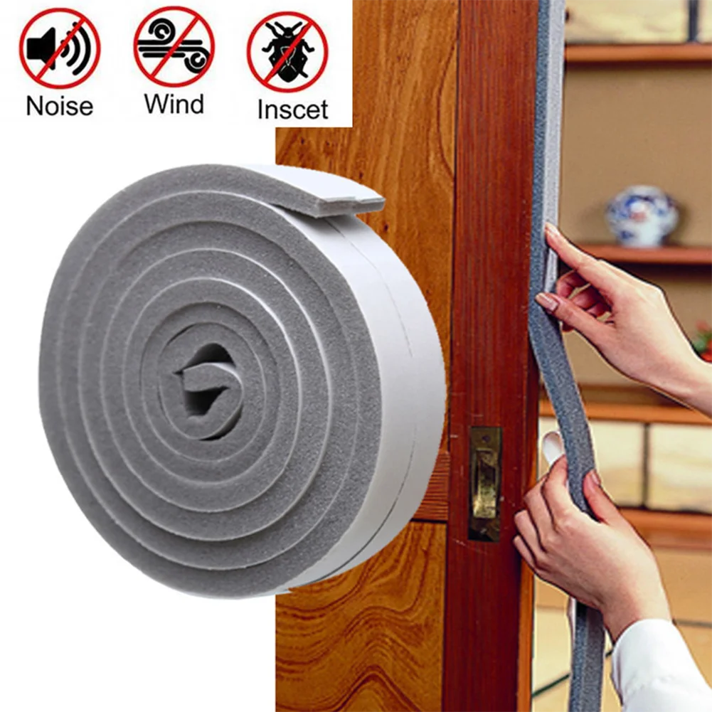 

Casement Sealing Strip Door Seam Sound Insulation And Windshield Dustproof Sponge Strip Window Seam Sealing Tape Foam