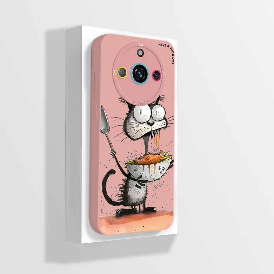 Чехол для Realme 11 Pro Plus 5G новый чехол с рисунком Narzo 60 противоударный прямыми краями