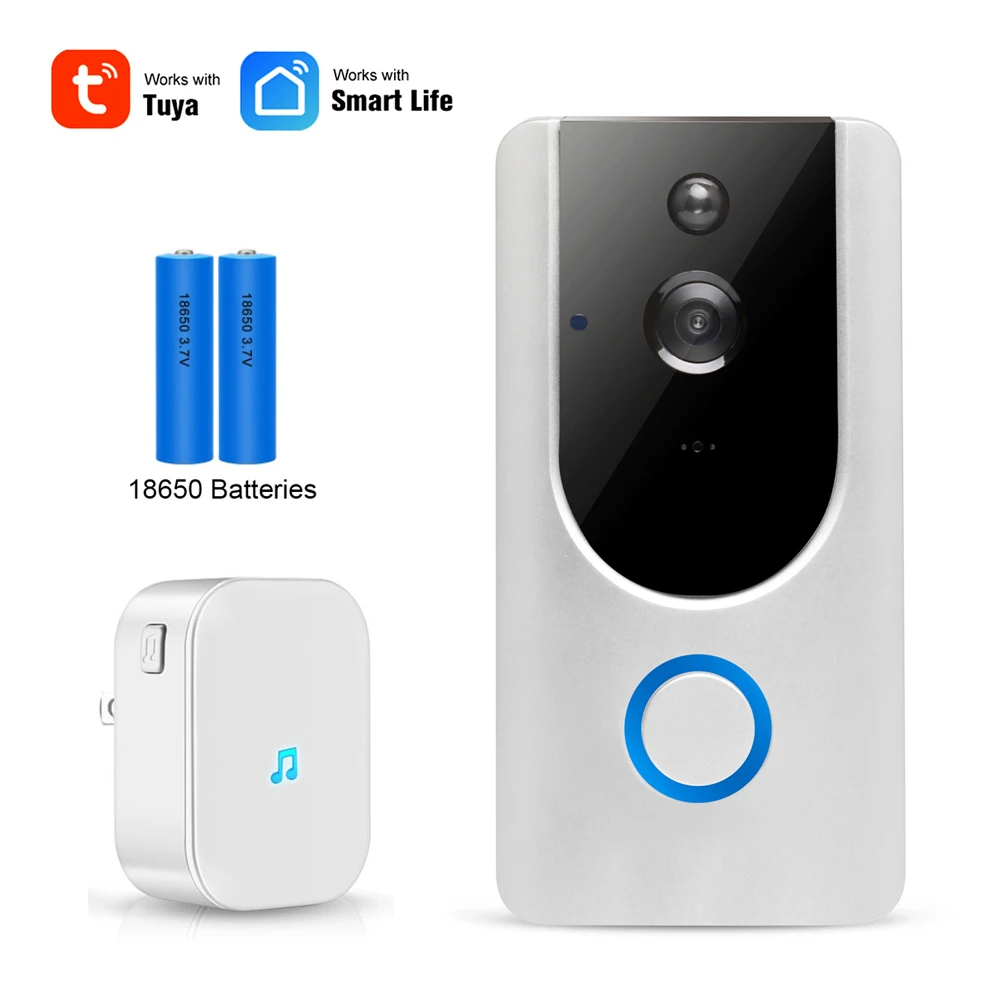 

Дверной звонок с защитой от дождя, Wi-Fi, 2 МП, 1080P
