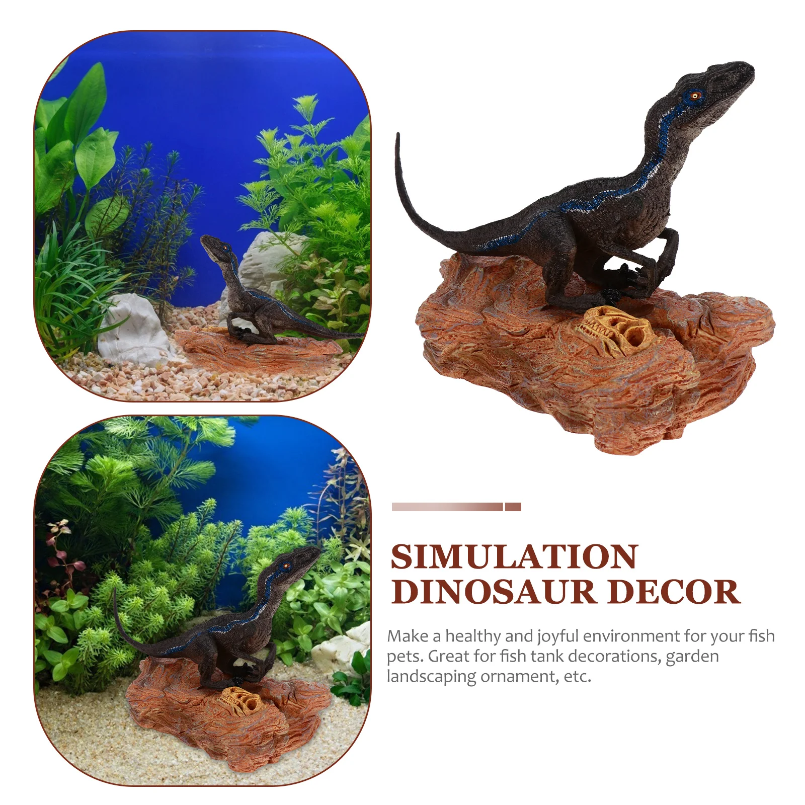 

Aquariumtankdecoration Ornament Decorations Decor Landscape Adornment Statue Resin Artificial Log Simulation Landscapinganimals