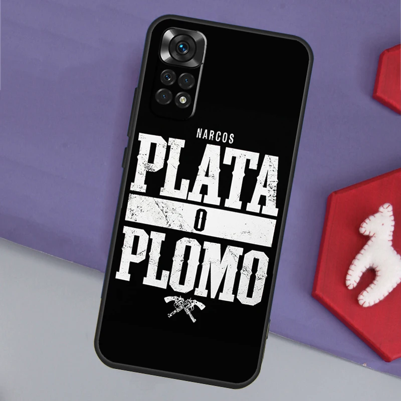 Plata O Plomo Narcos Pablo Escobar Funda для Xiaomi Redmi Note 14 13 12 11 Pro 9 10 9S 10S 11S 12S 14C 10C 12C 13C Case