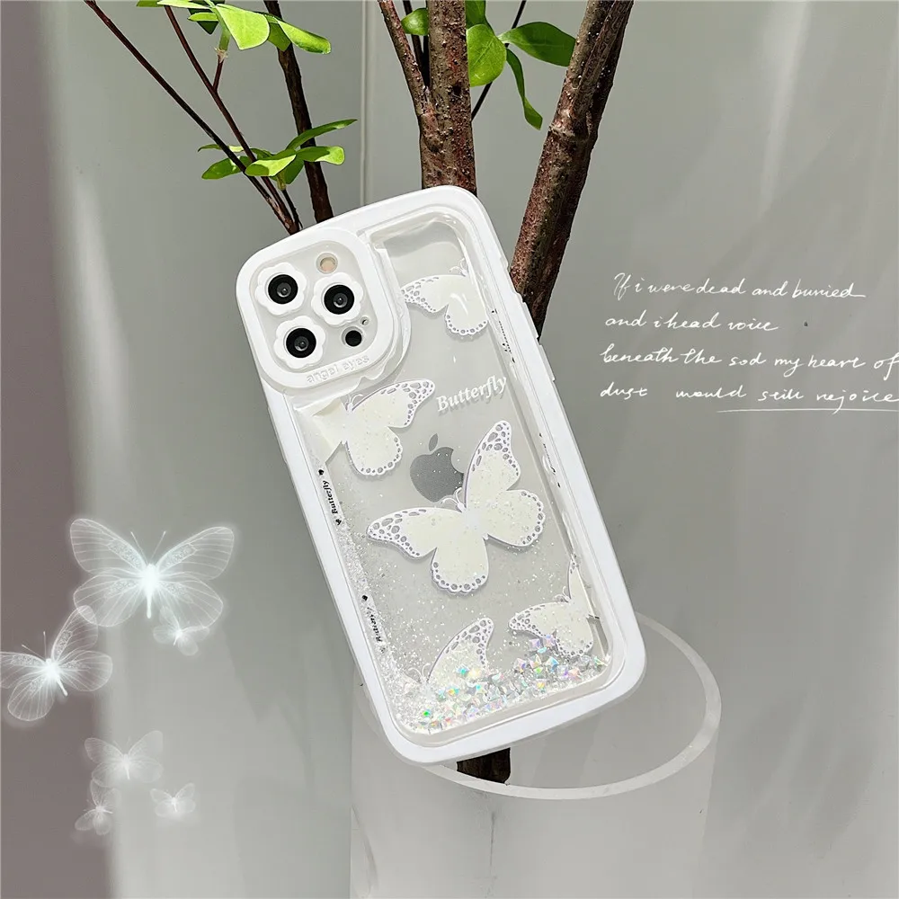 Блестящий динамический жидкий Мягкий силиконовый чехол для телефона iPhone 13 12 11 Pro