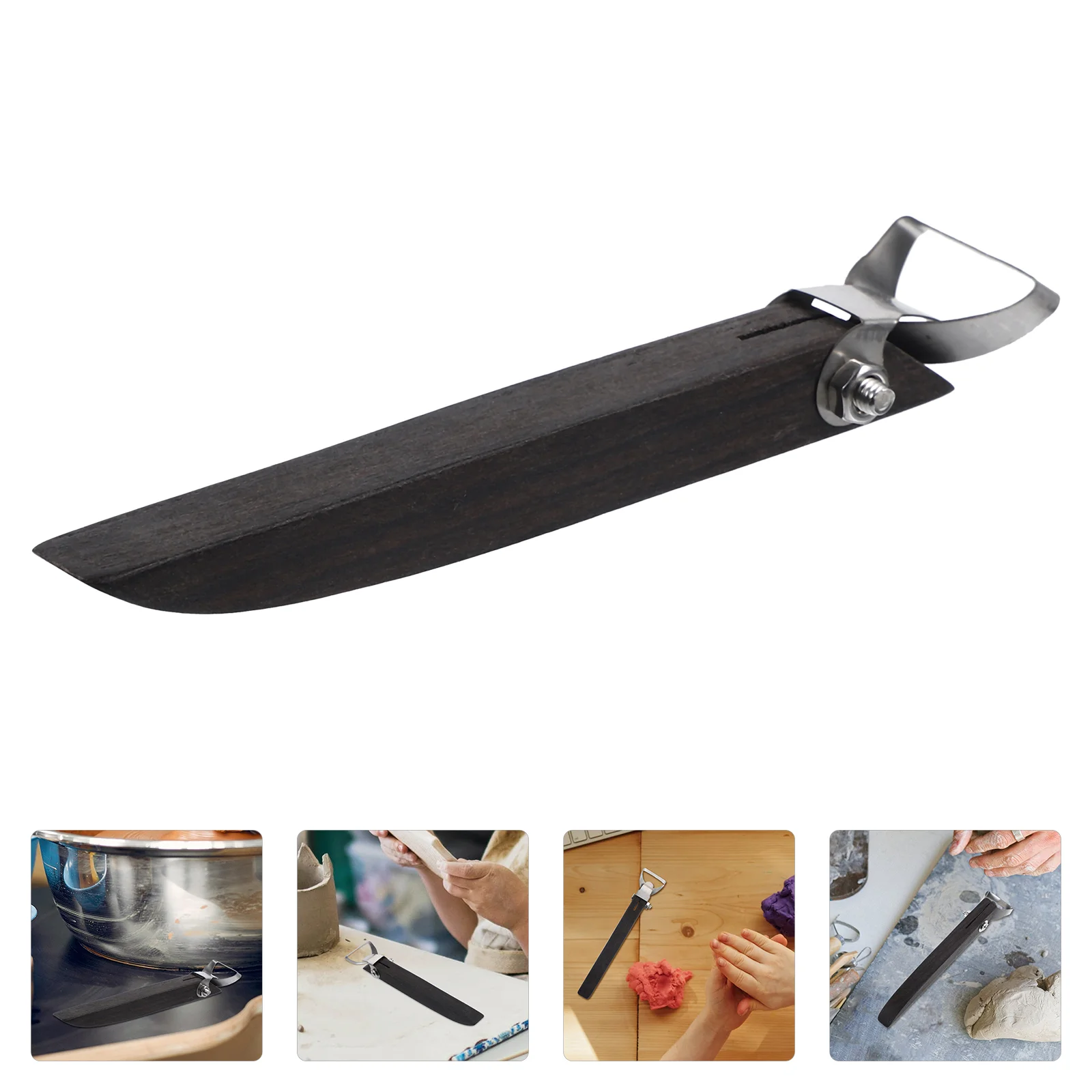 

Portable Clay Tool Pottery Diy Modeling Tool Clay Scraper for Diy Pottery Clay