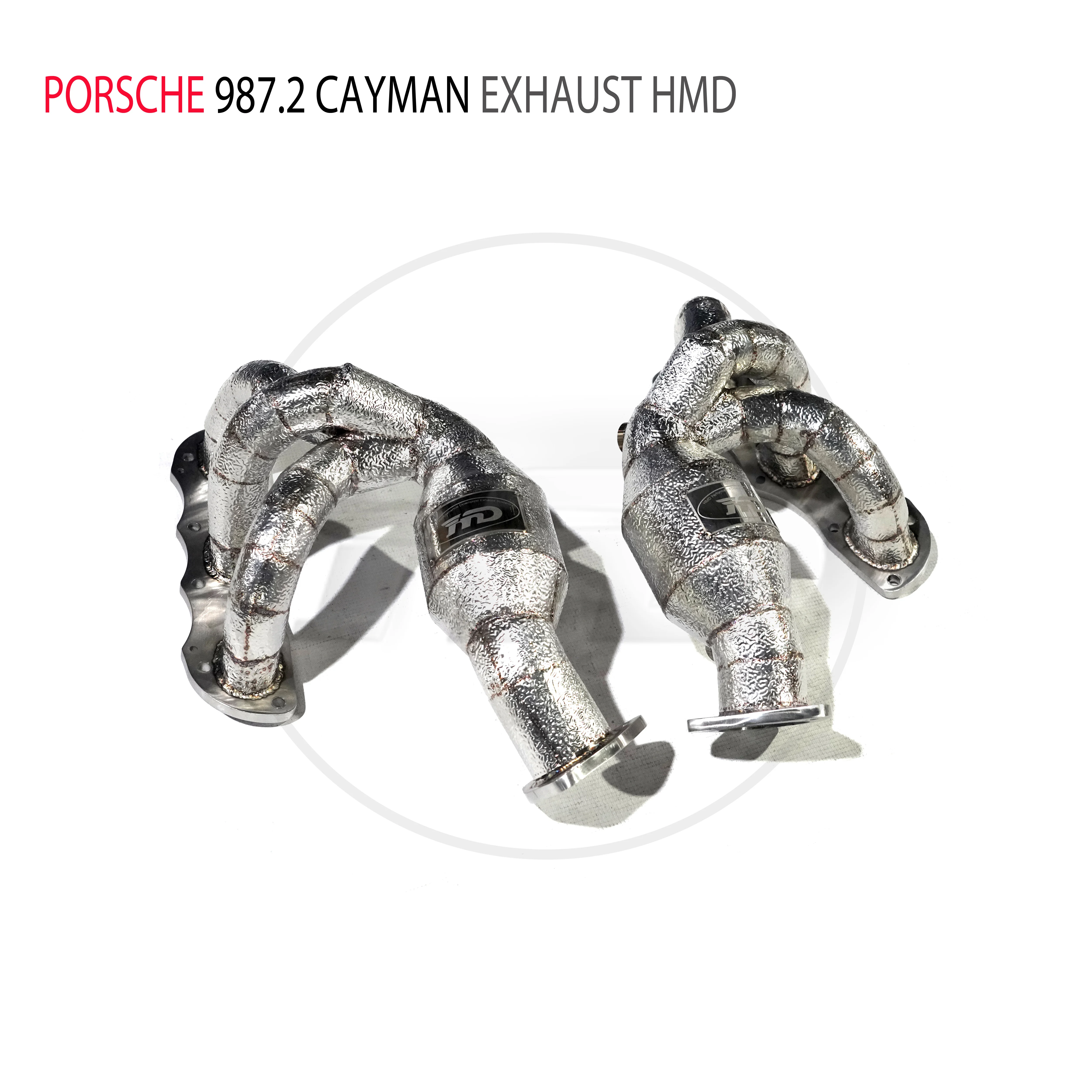 

HMD Exhaust Manifold High Flow Downpipe for Porsche 987.2 Cayman Boxster With Catalytic Converter Header Catless Pipe