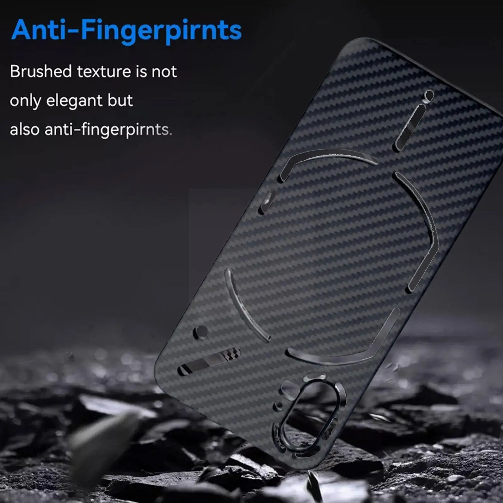 

Case For Nothing Phone 1 Case Shockproof Luxury Real Carbon Fiber Hard Cover For Nothing Phone Cover Funda Nothingphone L8Z2