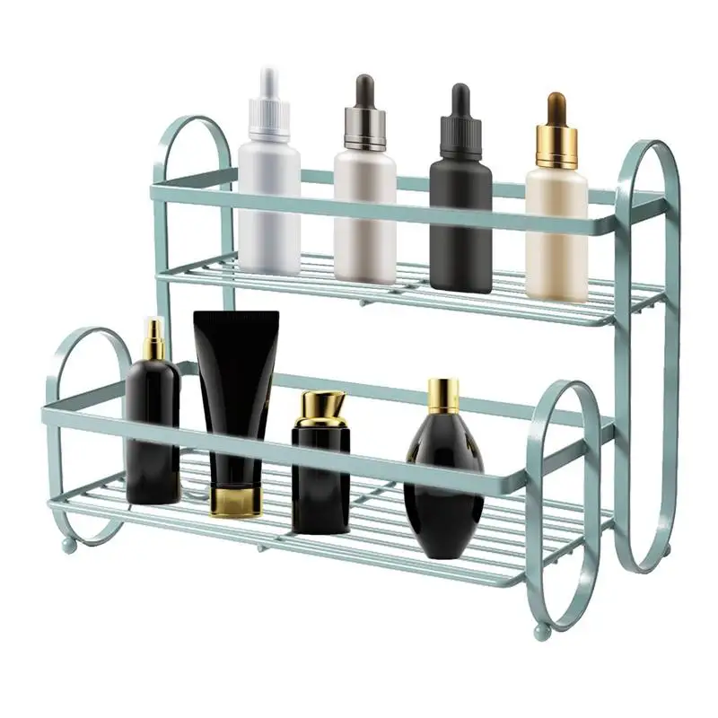 

Spice Rack Double-Layer Seasoning Rack Multifunctional Drain Rack Bathroom Kitchen Rack Kitchen Bath Room Bedroom And Office