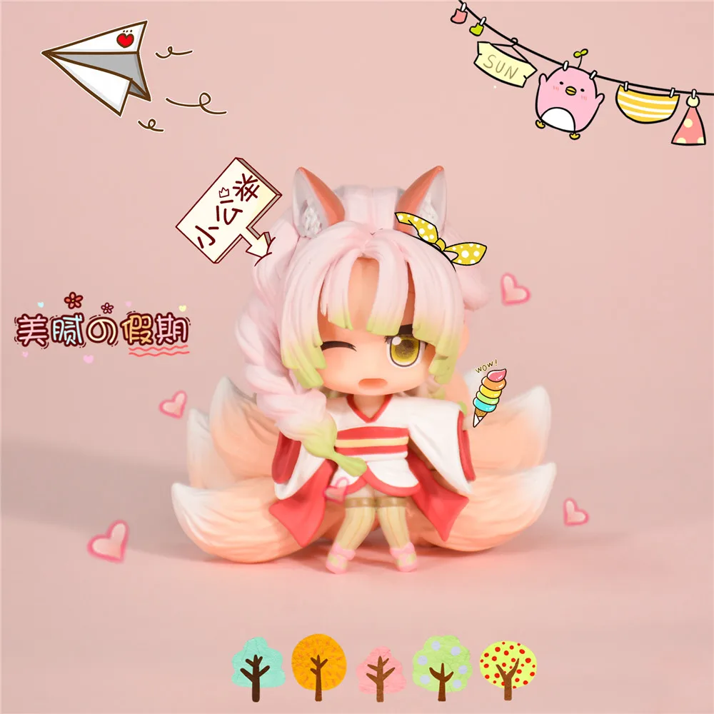

Demon Slayer GK Nezuko Tanjiro Yanzhu Figure Q Version Character Anime Decor Ornaments Collectibles Model Toy Girl Birthday Gift