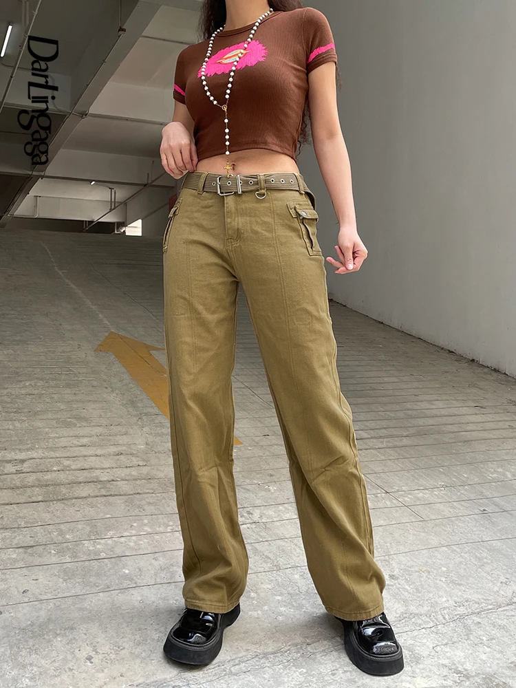 

Джинсы женские прямые однотонные с низкой посадкой, с карманами