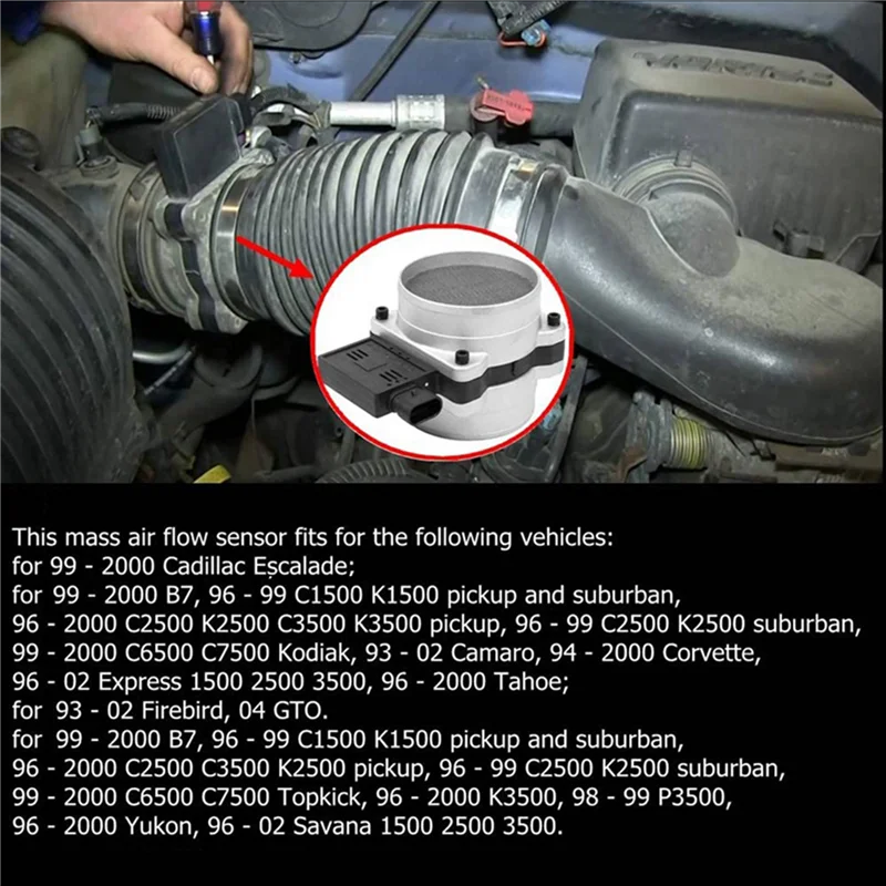 Датчик расхода воздуха для Chevrolet Firebird Camaro Express 25008307