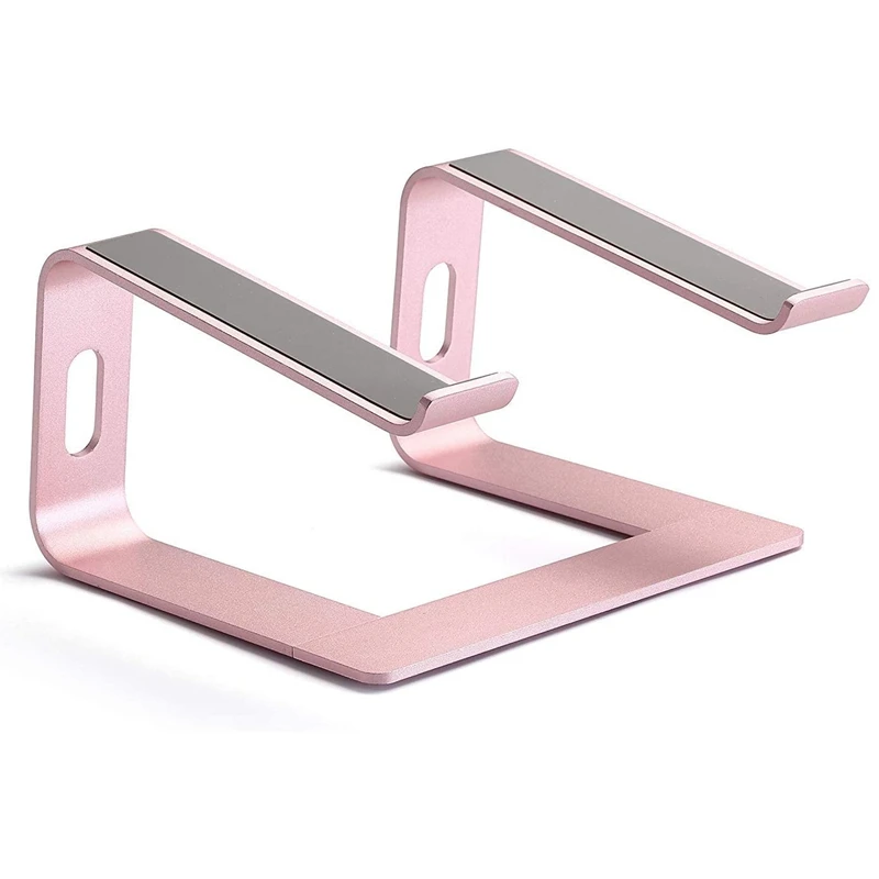 

Laptop Stand, Aluminum Computer Riser, Ergonomic Laptops Elevator For Desk, Metal Holder For 10-15.6 Inches Notebook
